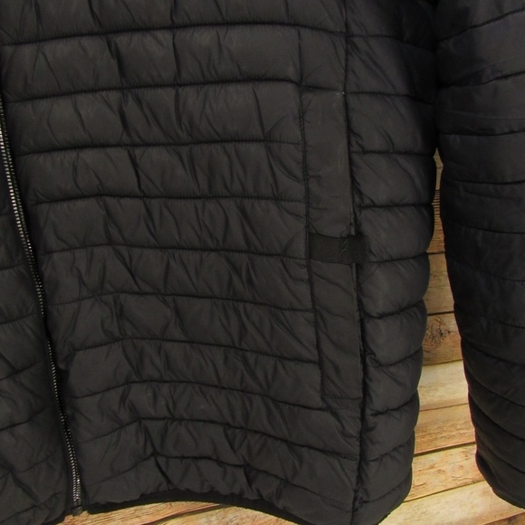 Karl Lagerfeld Black Hooded Puffer Jacket Men's XXL - Picture 3 of 16